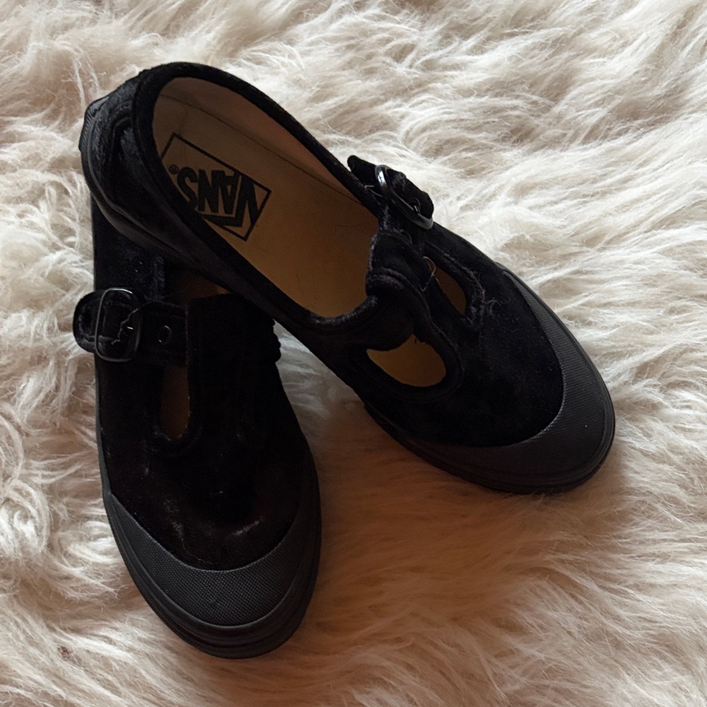Vans 93 Mary Janes in velvet - Picture 9 of 11